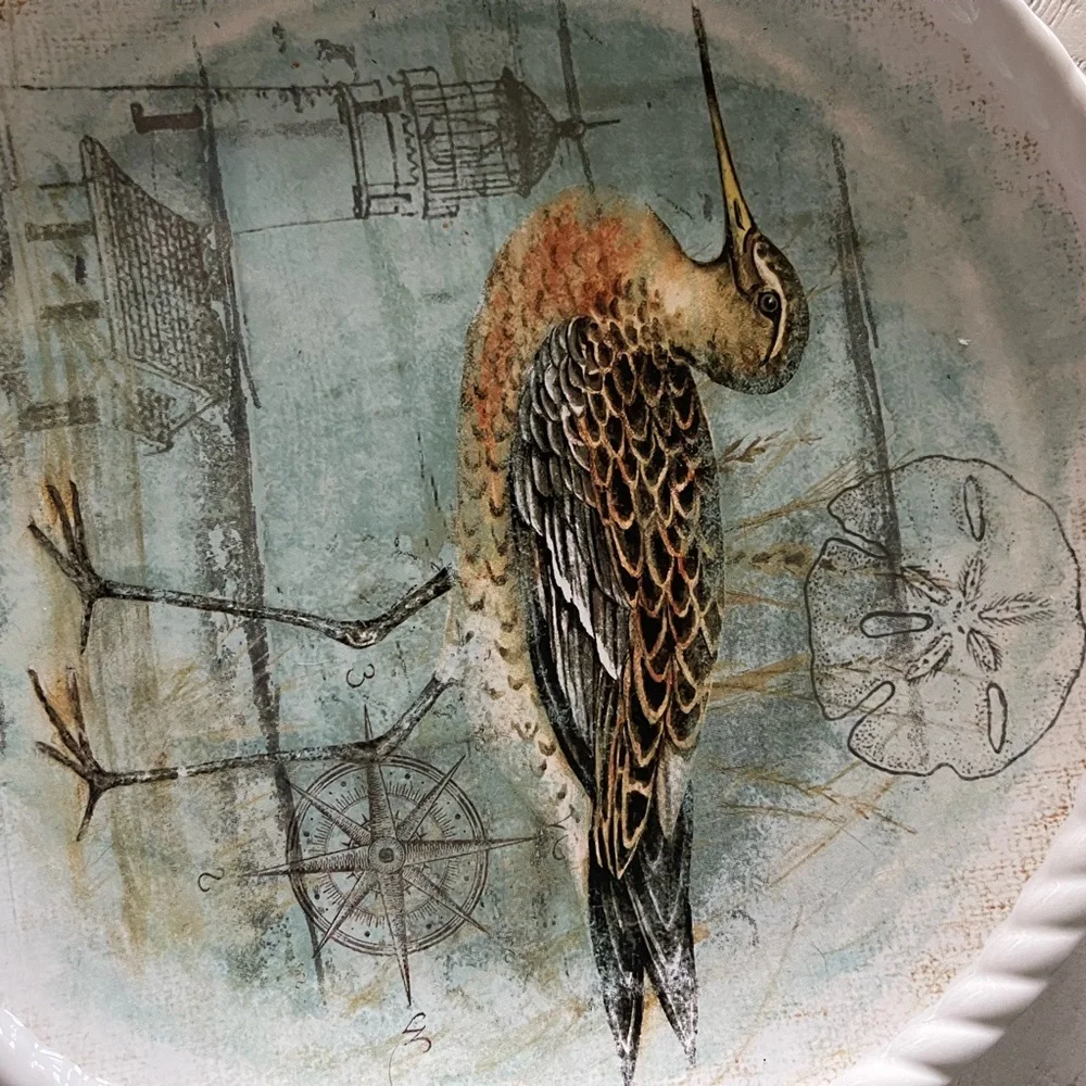 Certified International‎  Beach Cottage White Plate